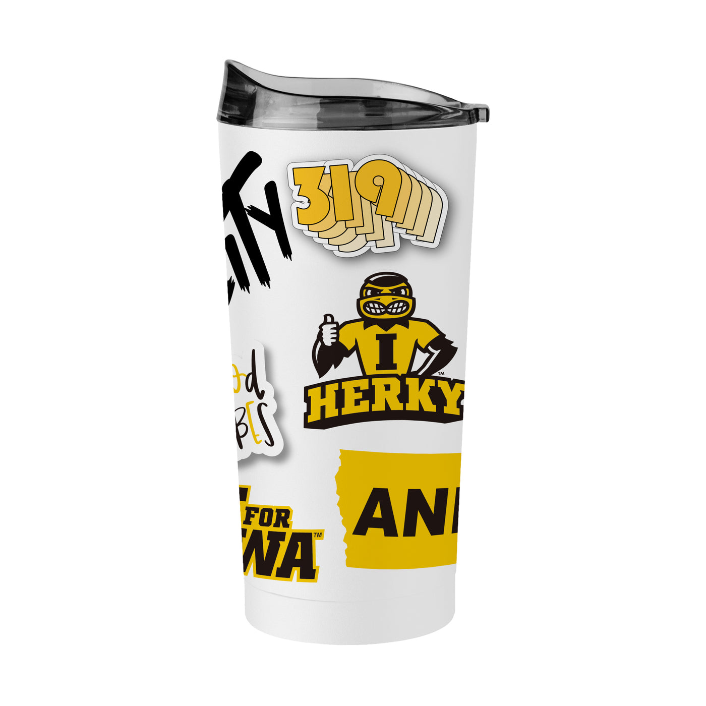 Iowa 20oz Native Powder Coat Tumbler