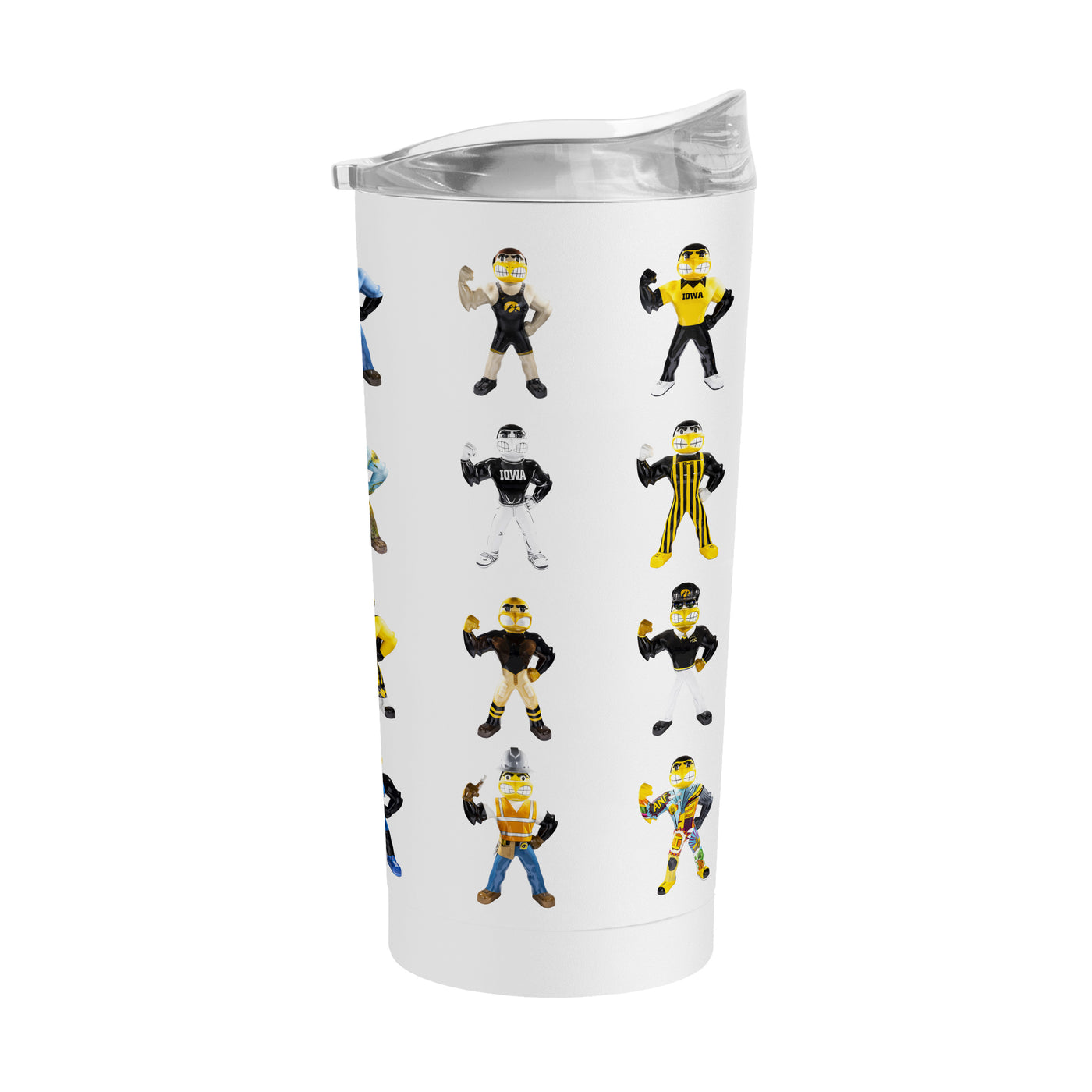 Iowa 20oz Multiple Herkys Powder Coat Tumbler