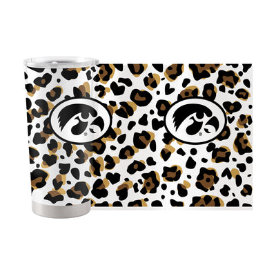 Iowa 20oz Leopard Stainless Steel Tumbler