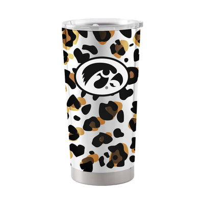 Iowa 20oz Neutral Leopard Stainless Steel Tumbler