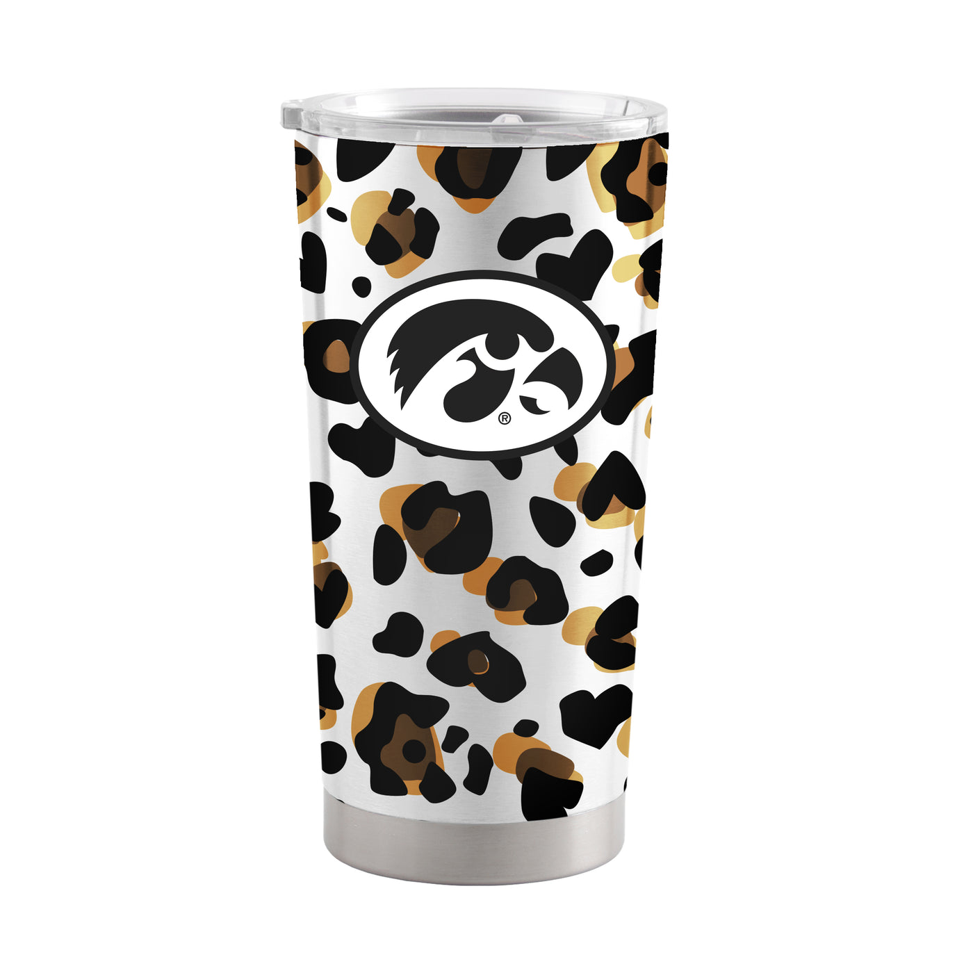 Iowa 20oz Neutral Leopard Stainless Steel Tumbler
