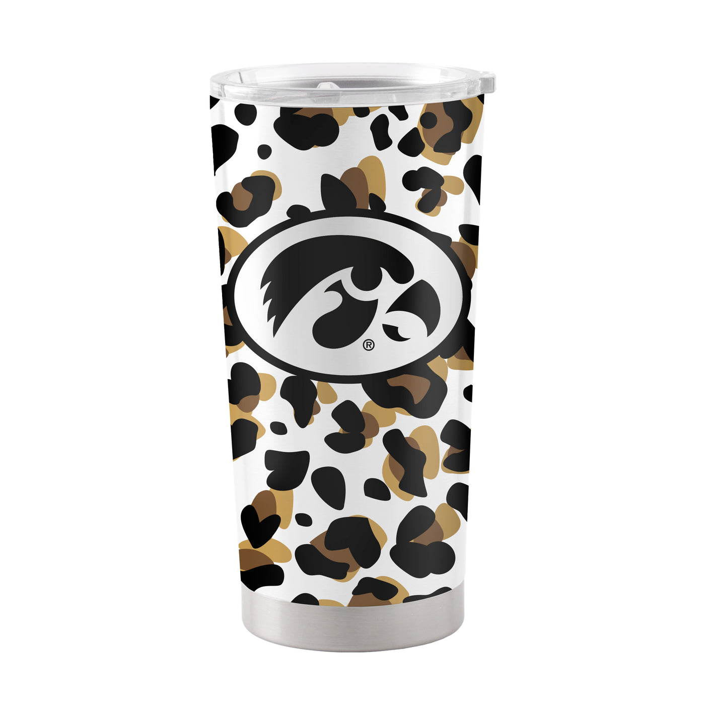 Iowa 20oz Leopard Stainless Steel Tumbler