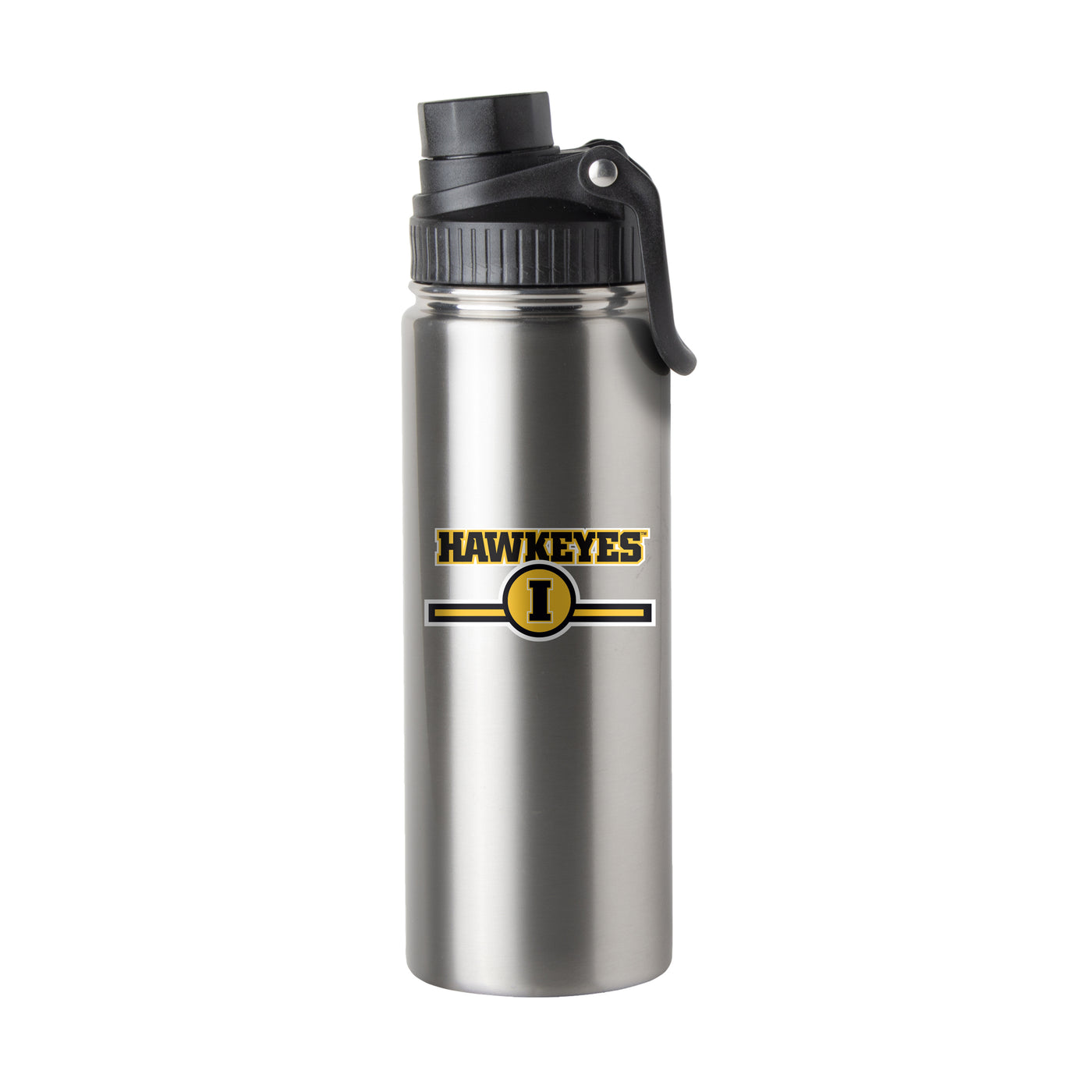 Iowa 21oz Campus Colors Letterman Twist Top Bottle