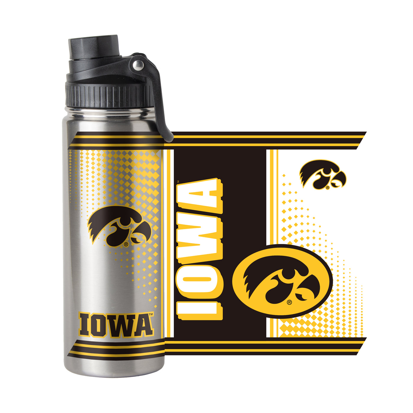 Iowa 21oz Hero Twist Top Bottle