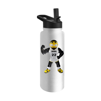 Iowa 34oz From the Logo Herky Quencher Bottle