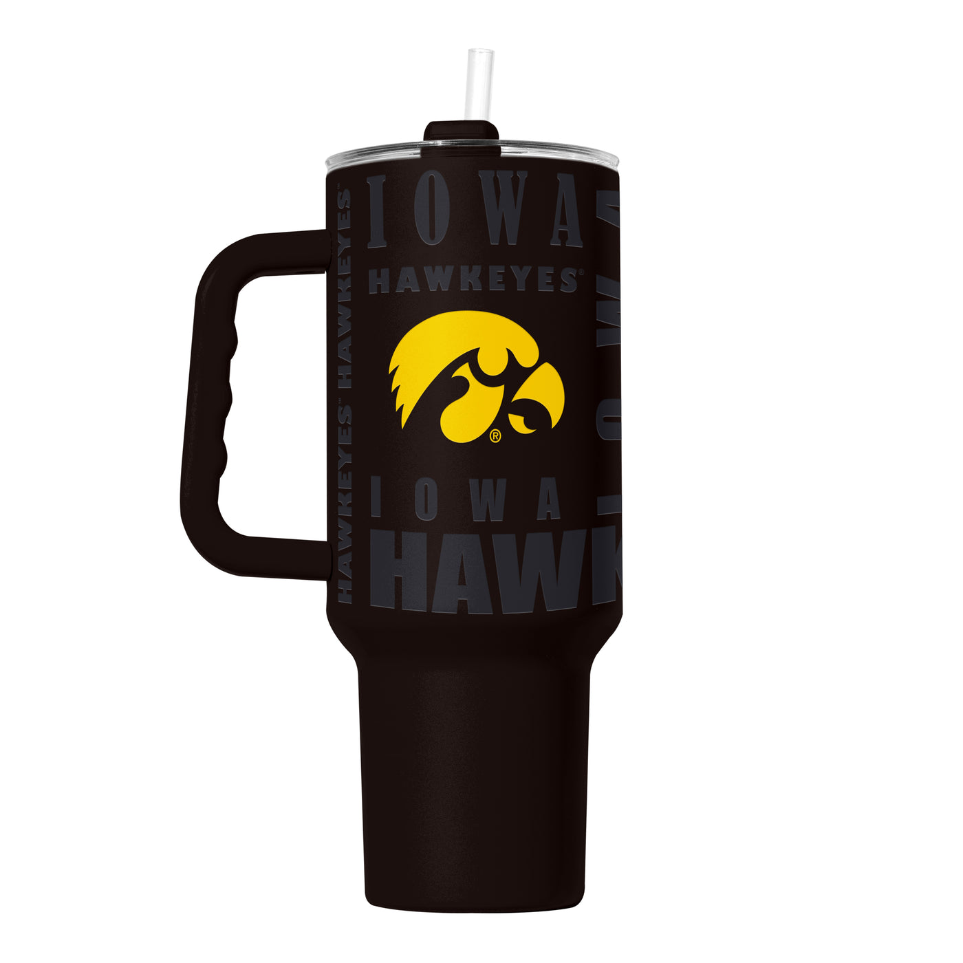 Iowa 40oz Replay Powder Coat Tumbler