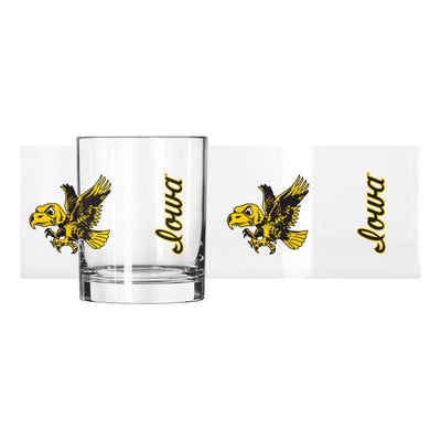 Iowa Vault 14oz Gameday Rocks Glass