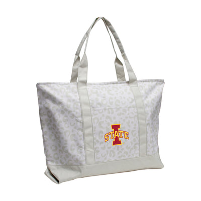 Iowa State Leopard Pattern Tote - Logo Brands