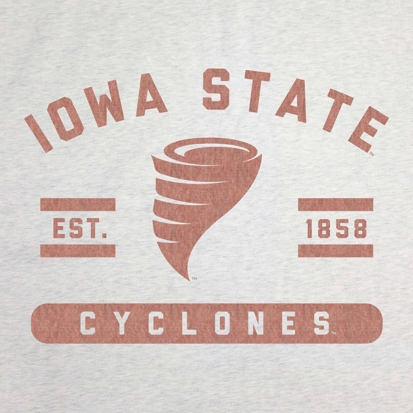 Iowa State Oatmeal Sweatshirt Blanket