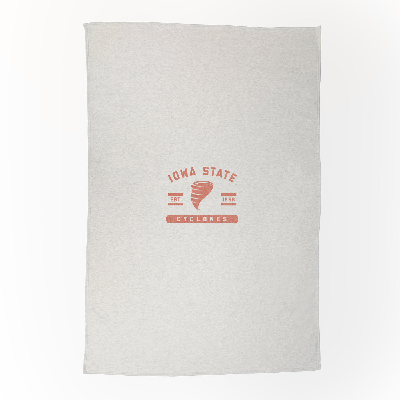 Iowa State Oatmeal Sweatshirt Blanket