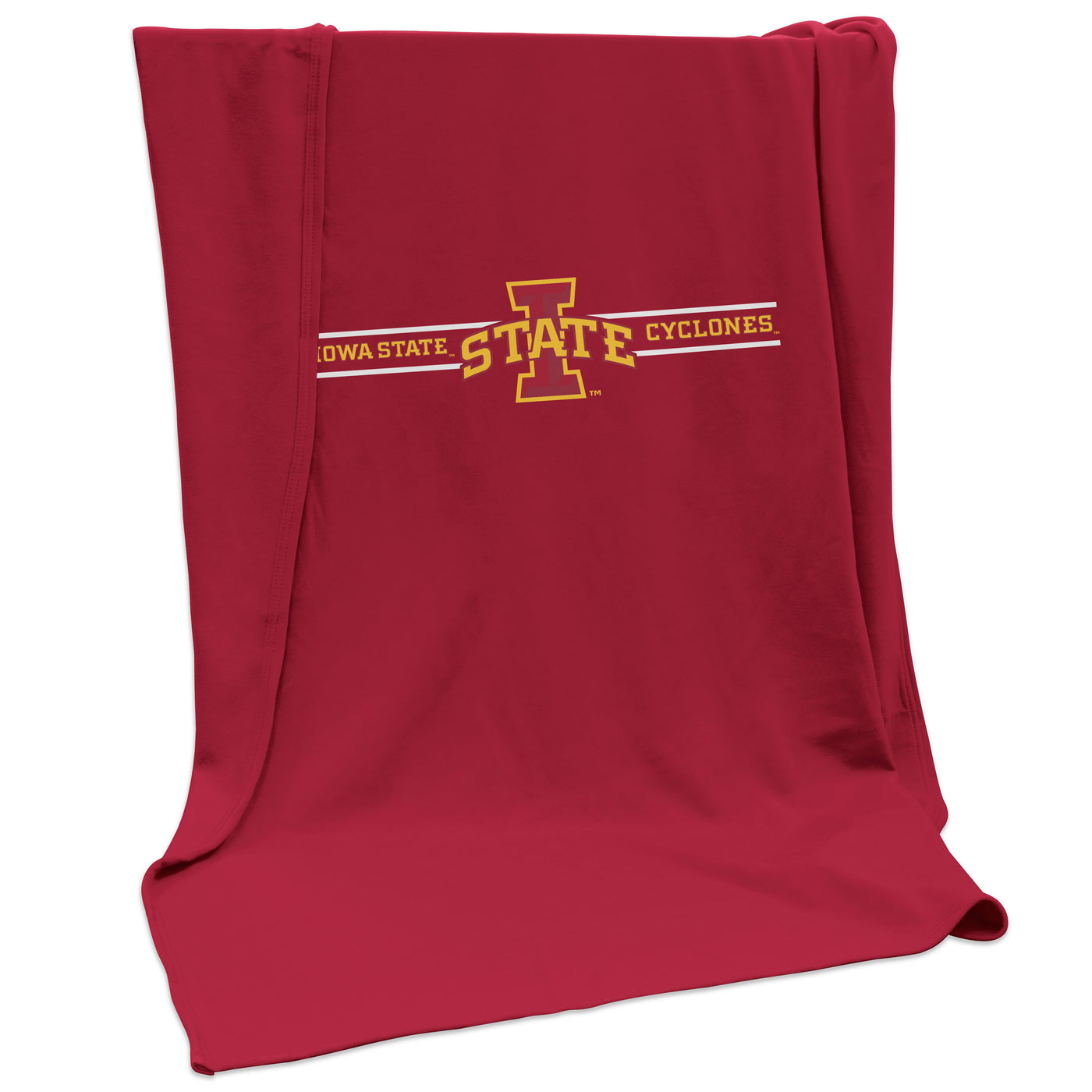 IA State Campus Colors Sweatshirt Blanket (Screened)