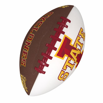 Iowa State OfficIowal-Size Autograph Football - Logo Brands