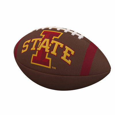 Iowa State Team Stripe OfficIowal-Size Composite Football - Logo Brands