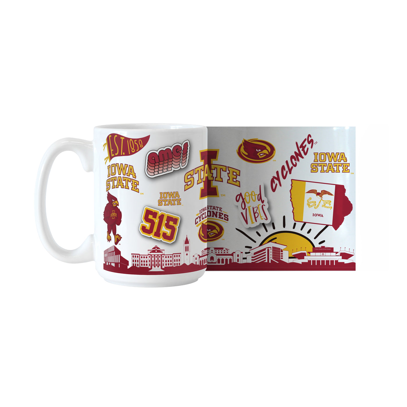 Iowa State 15oz Native Sublimated Mug