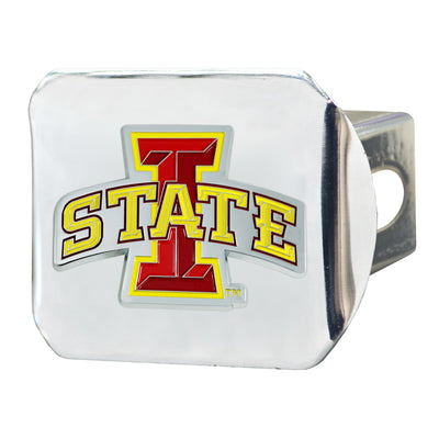 Iowa State University Color on Chrome Hitch Cover