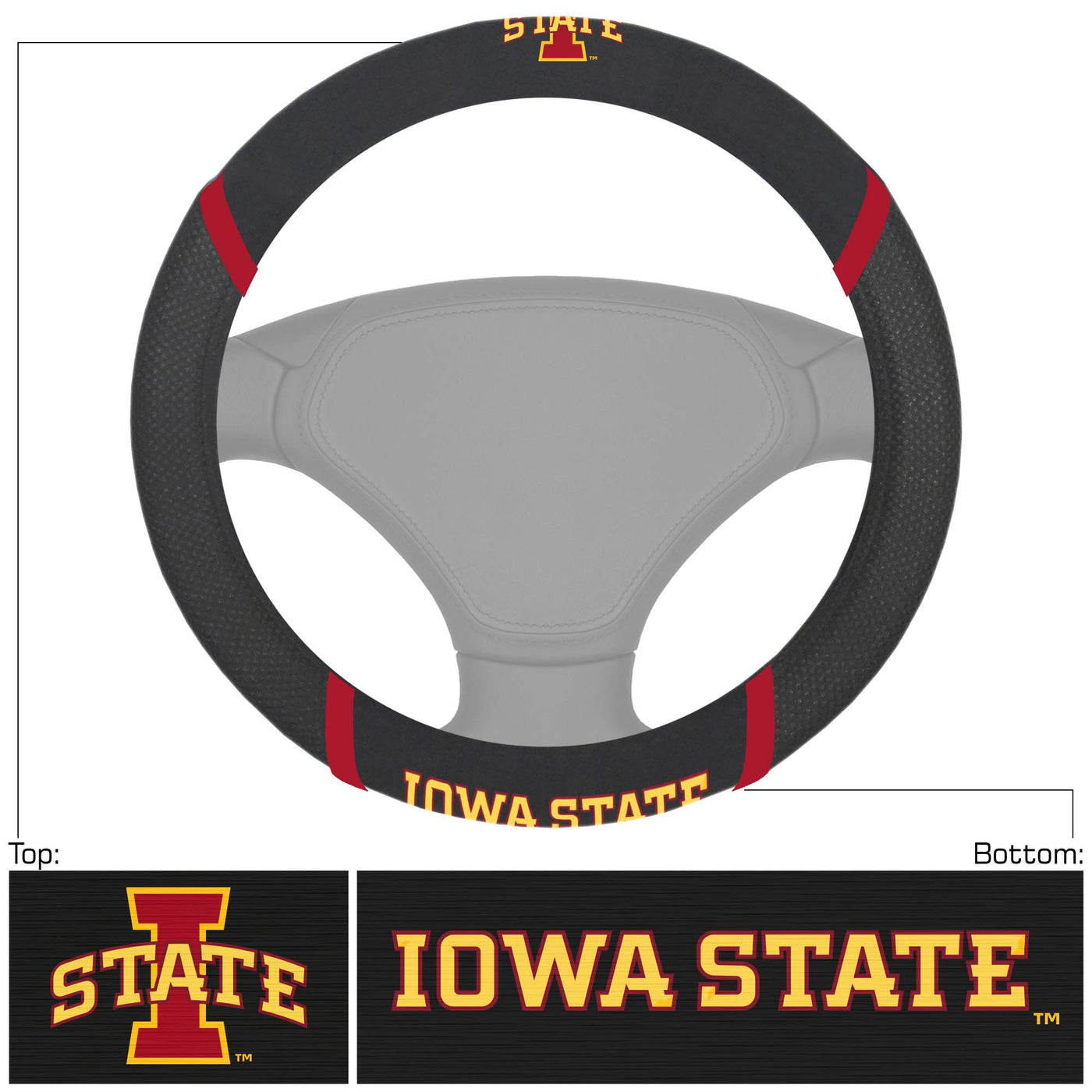 Iowa State University Steering Wheel Cover