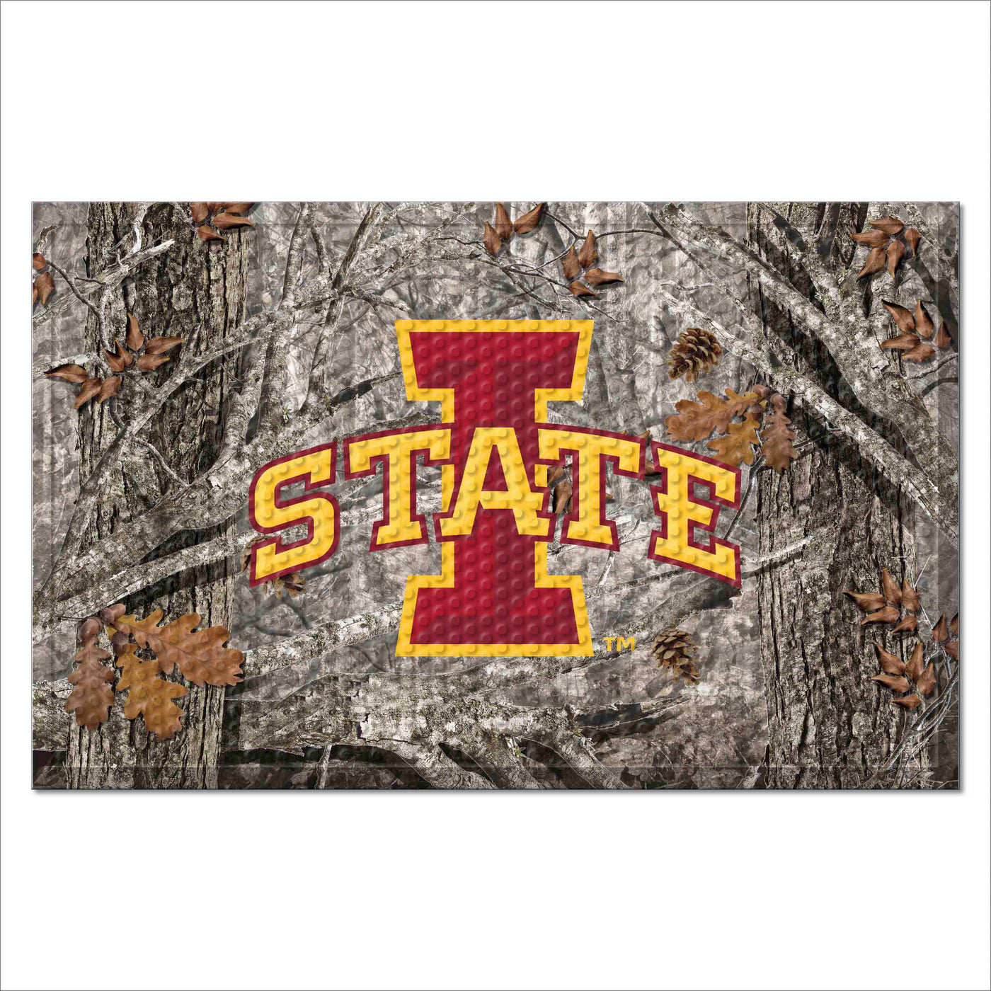 Iowa State University Camo Scraper Mat