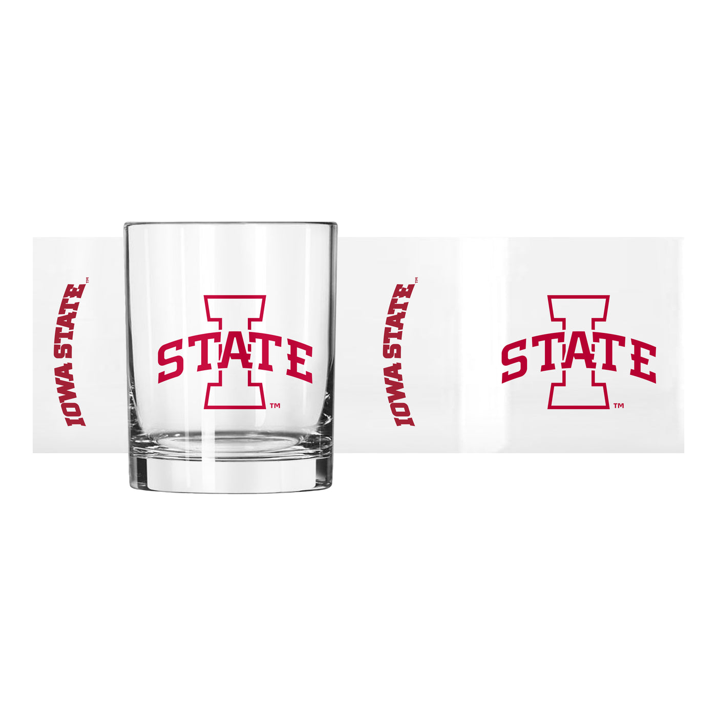Iowa State 14oz Gameday Rocks Glass