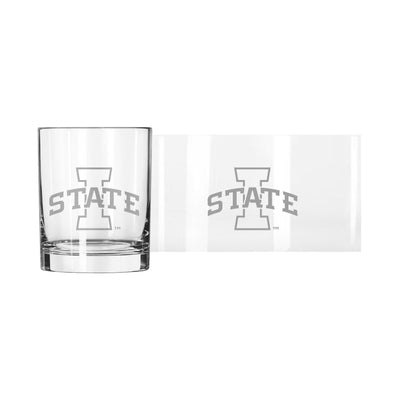 Iowa State 14oz Frost Rocks Glass