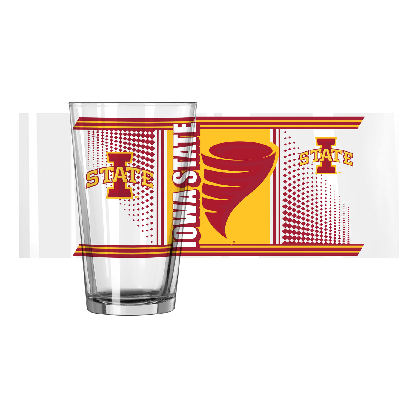 Iowa State 16oz Hero Pint Glass