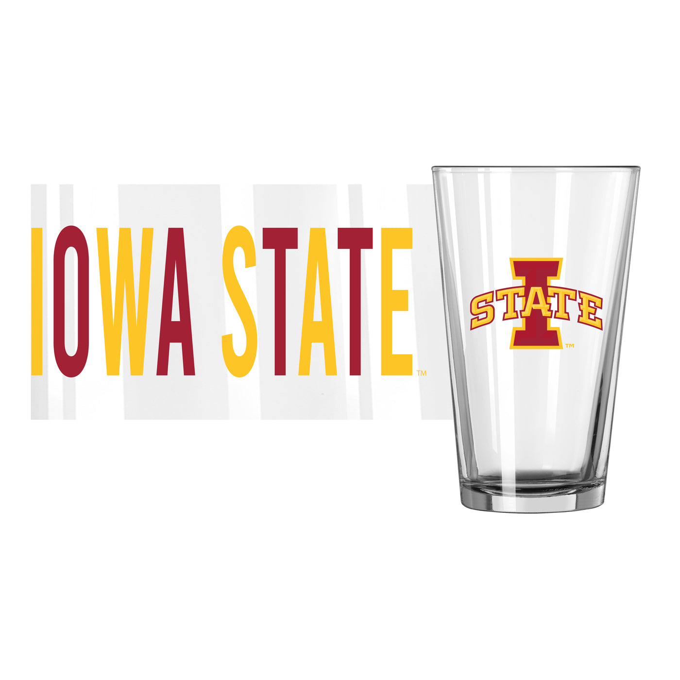 Iowa State 16oz Overtime Pint Glass