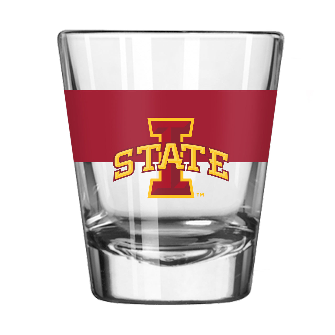 Iowa State 2oz Colorblock Shot Glass