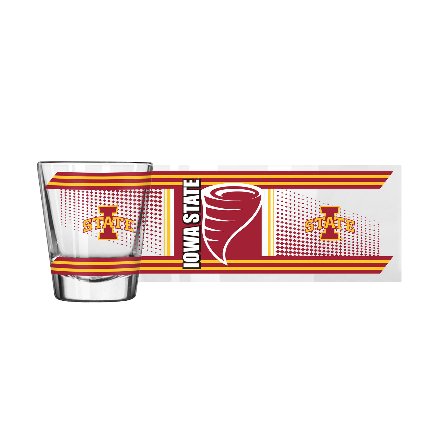 Iowa State 2oz Hero Shot Glass