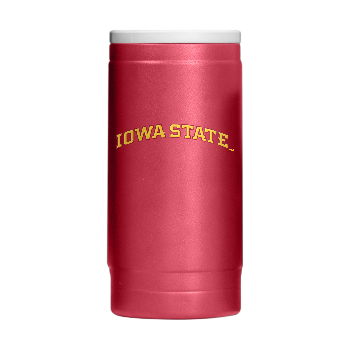 Iowa State Flipside Powder Coat Slim Can Coolie