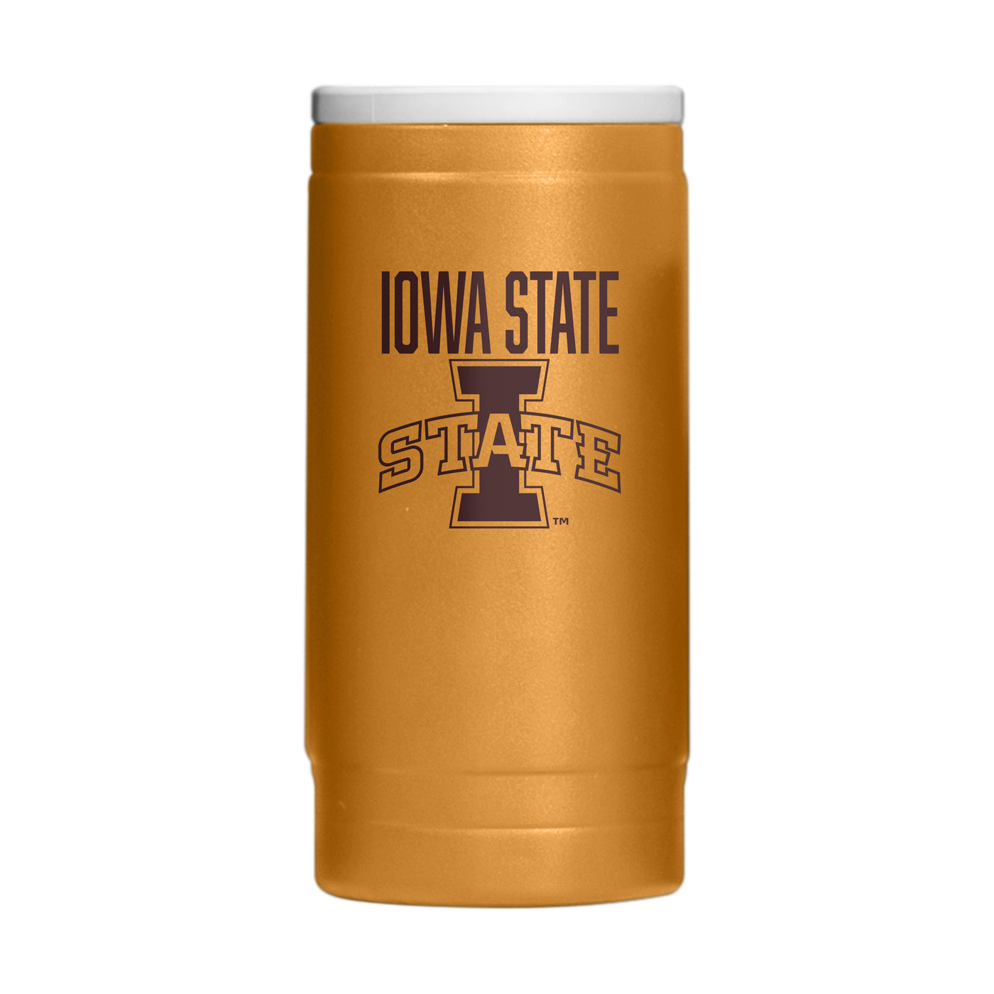 Iowa State  Huddle Powder Coat Slim Can Coolie