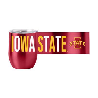 Iowa State 16oz Overtime Stainless Curved Beverage