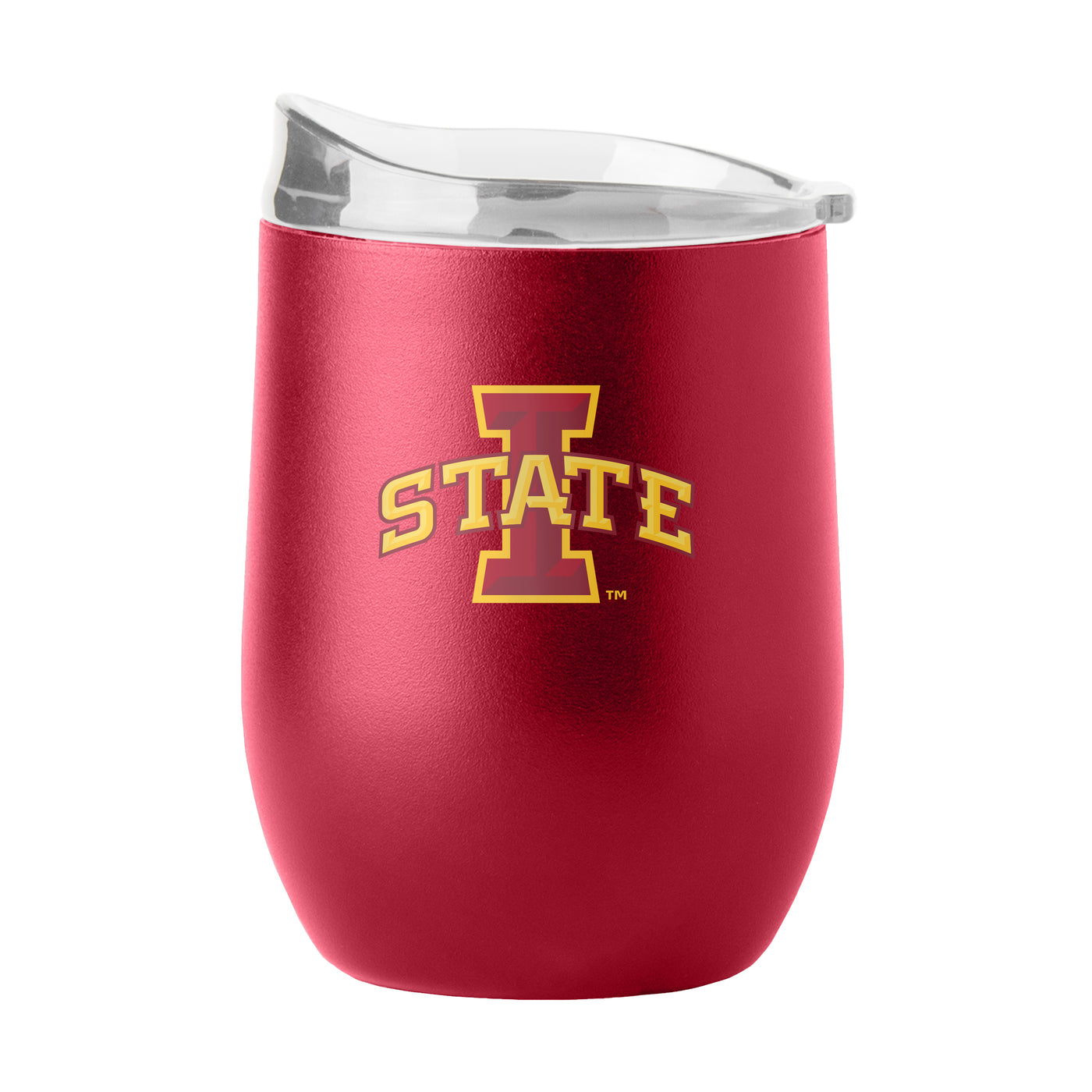 Iowa State 16oz Flipside Powder Coat Curved Beverage