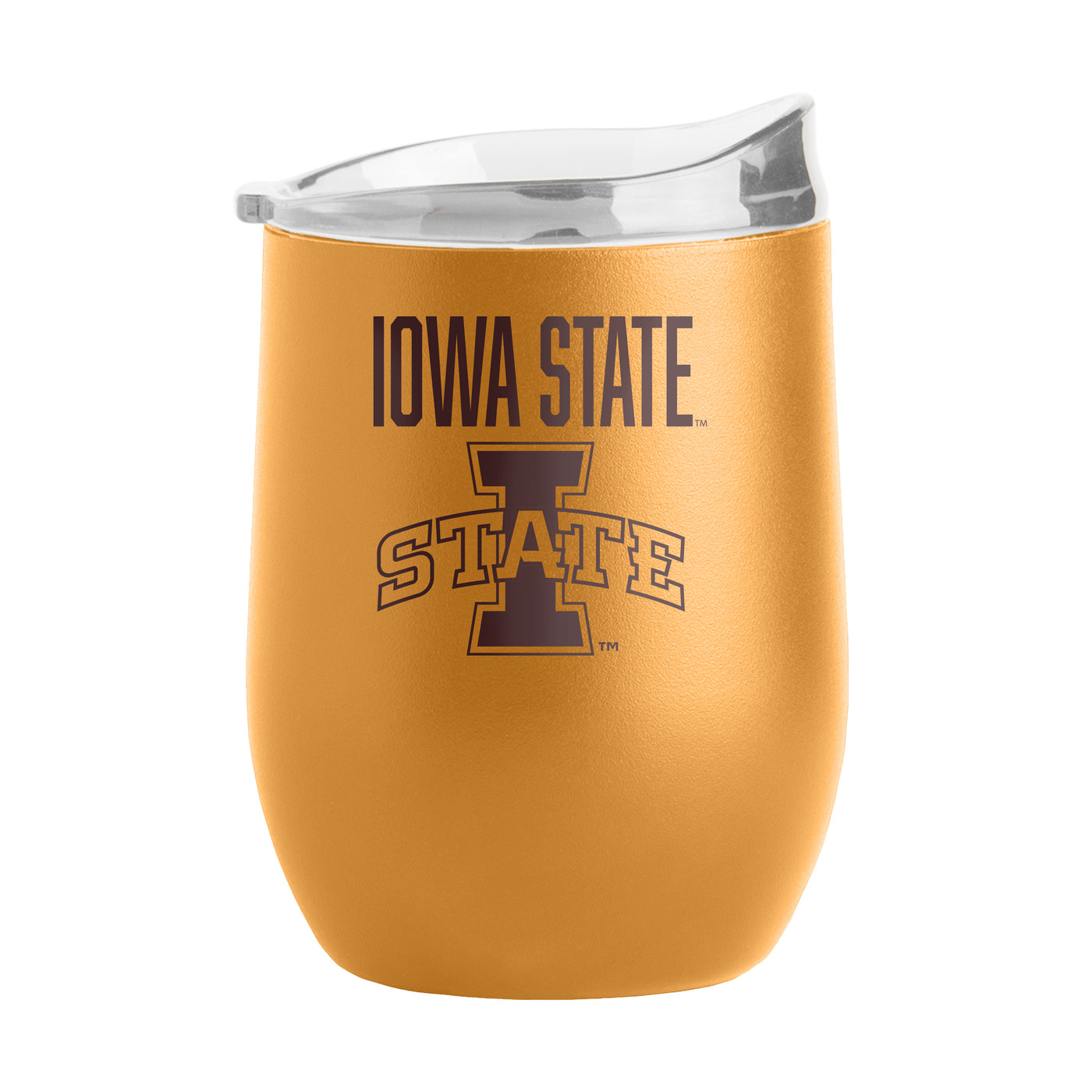 Iowa State 16oz Huddle Powder Coat Curved Beverage