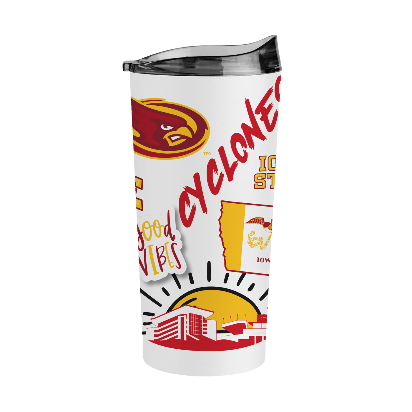 Iowa State 20oz Native Powder Coat Tumbler