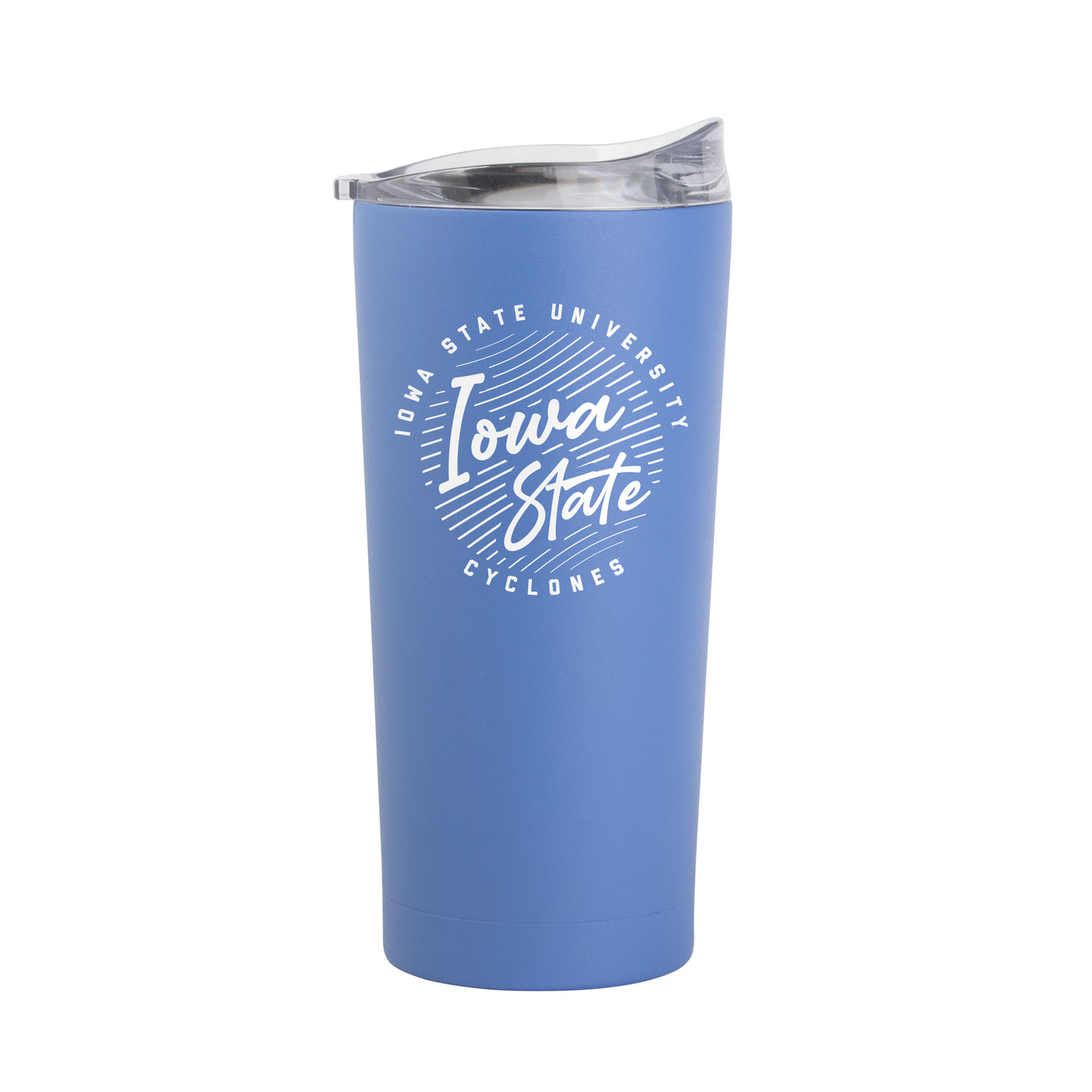 Iowa State 20oz Retro Script Arctic Powder Coat Tumbler