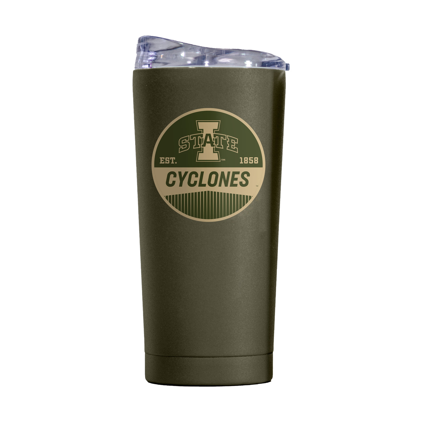 Iowa State 20oz Badge Powder Coat Tumbler