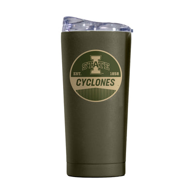 Iowa State 20oz Badge Powder Coat Tumbler