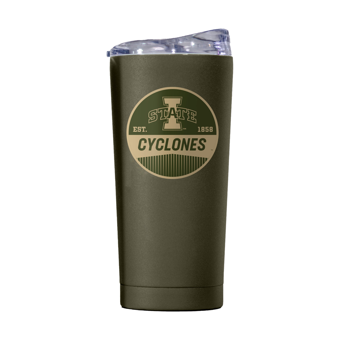 Iowa State 20oz Badge Powder Coat Tumbler