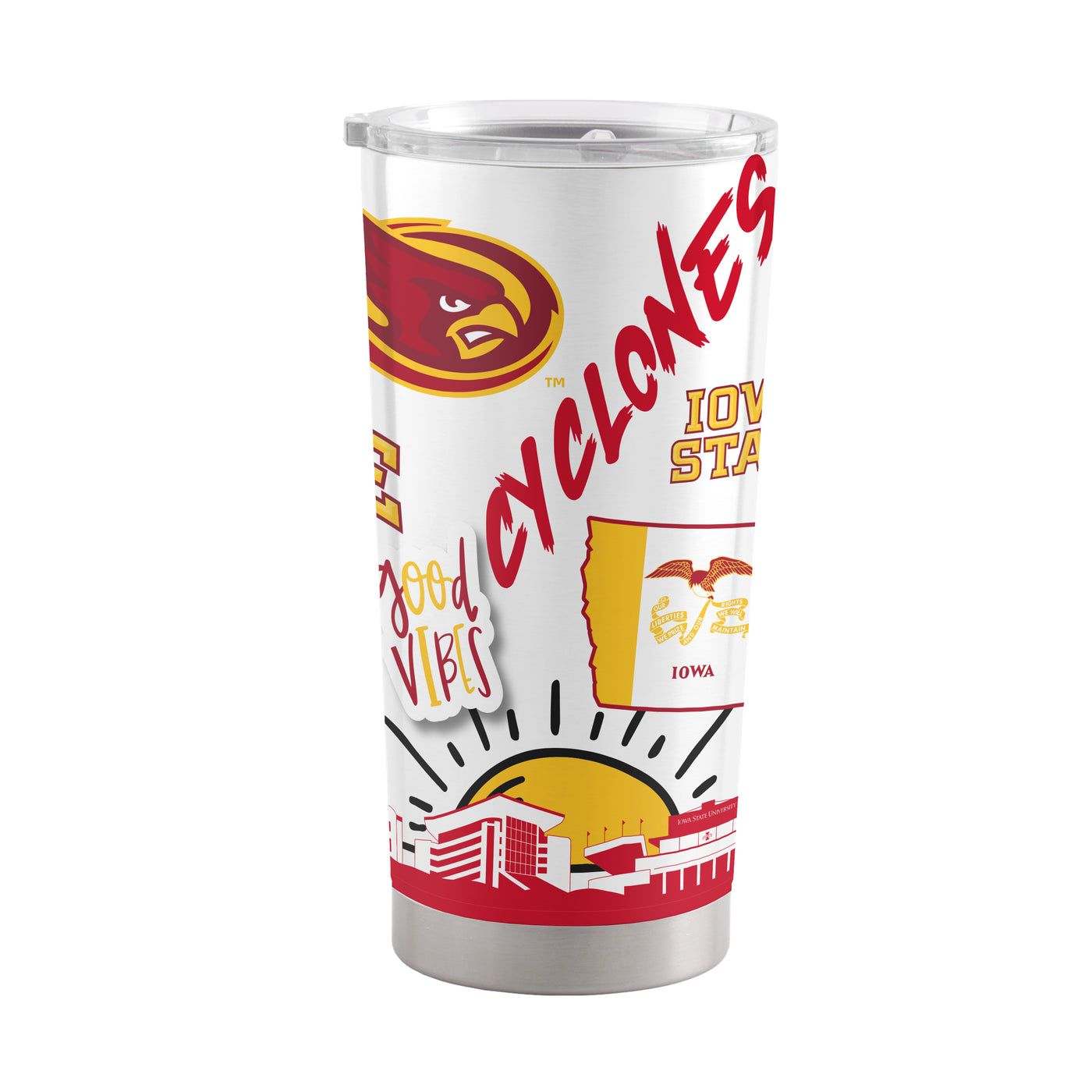 Iowa State 20oz Native Stainless Tumbler