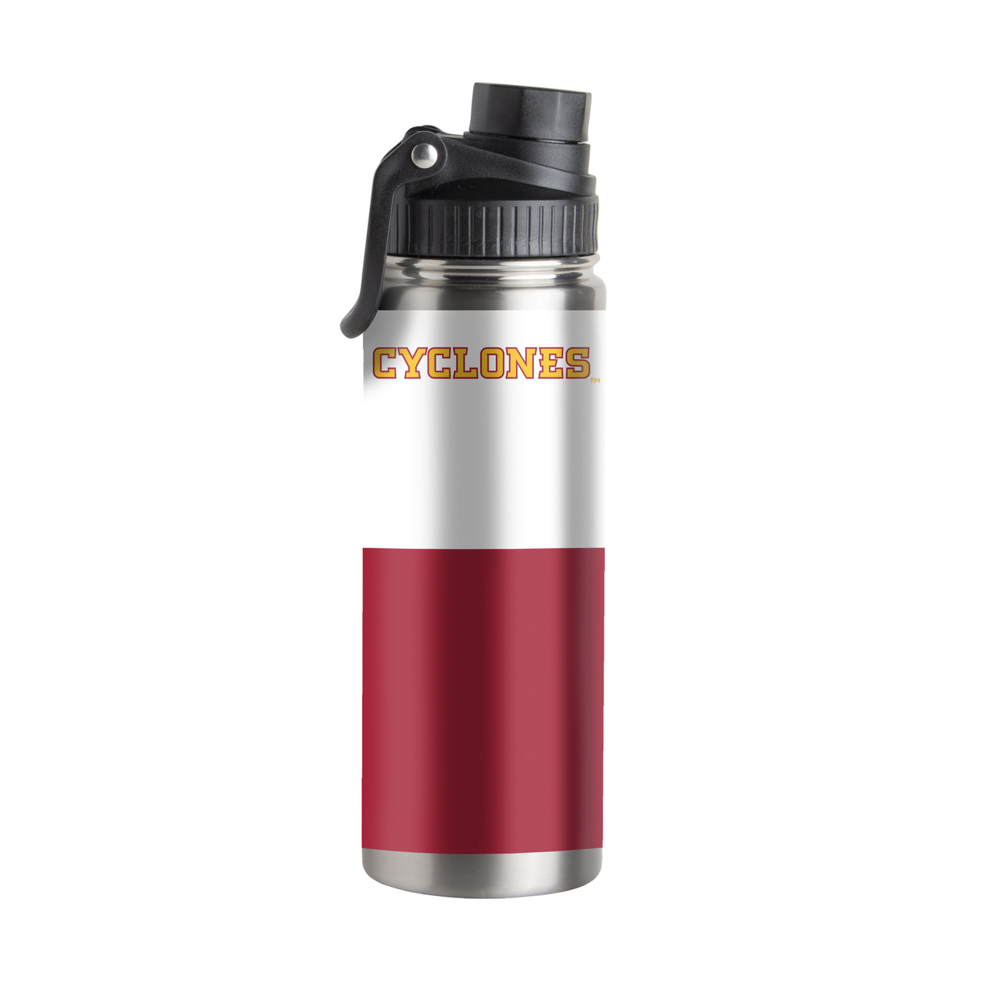 Iowa St Colorblock 21oz Twist Top Bottle