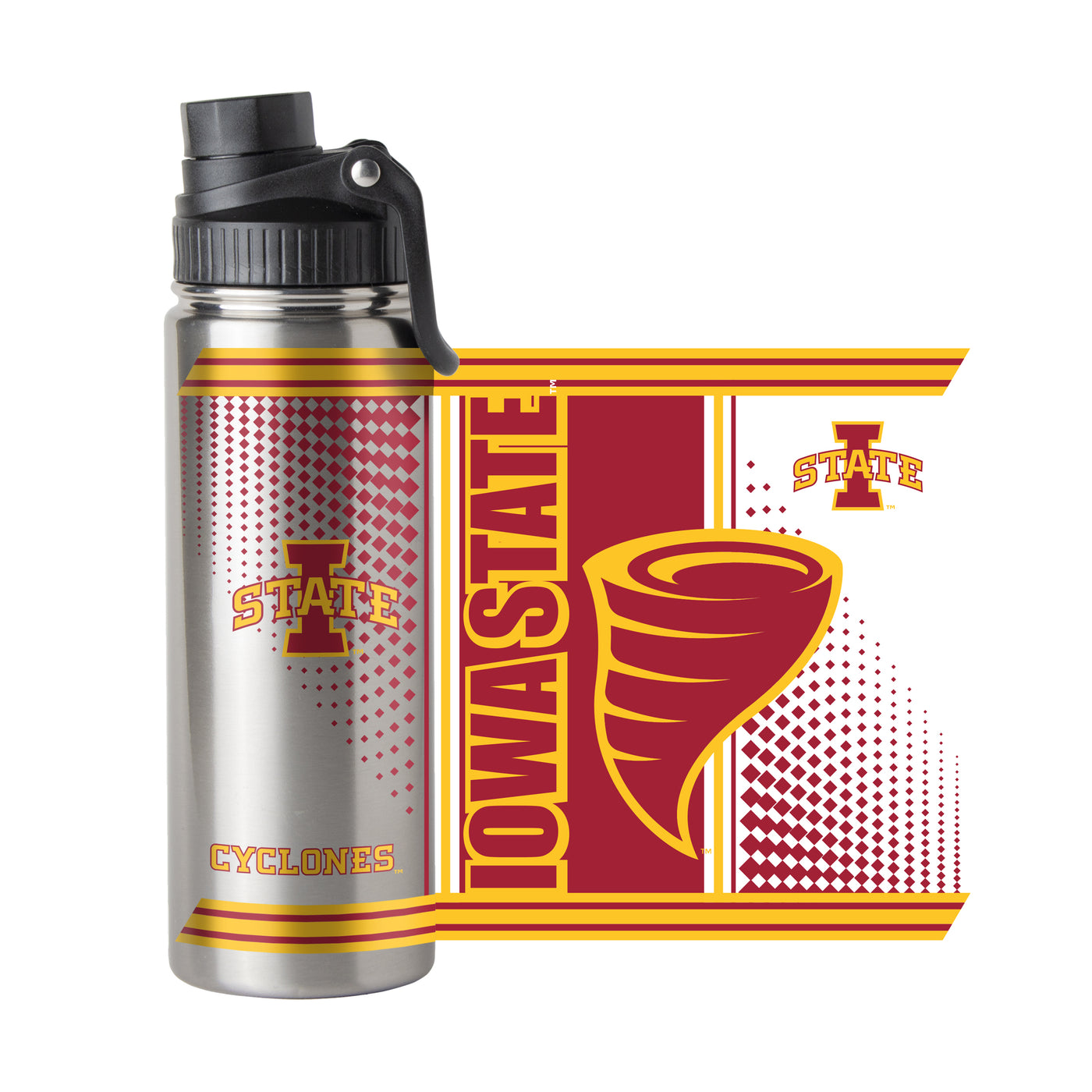 Iowa St Hero 21oz Twist Top Bottle