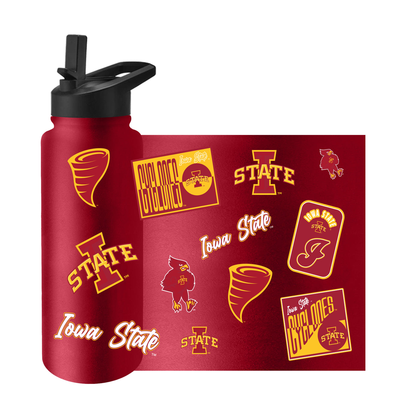 Iowa State 34oz Dreamweave Quencher Bottle