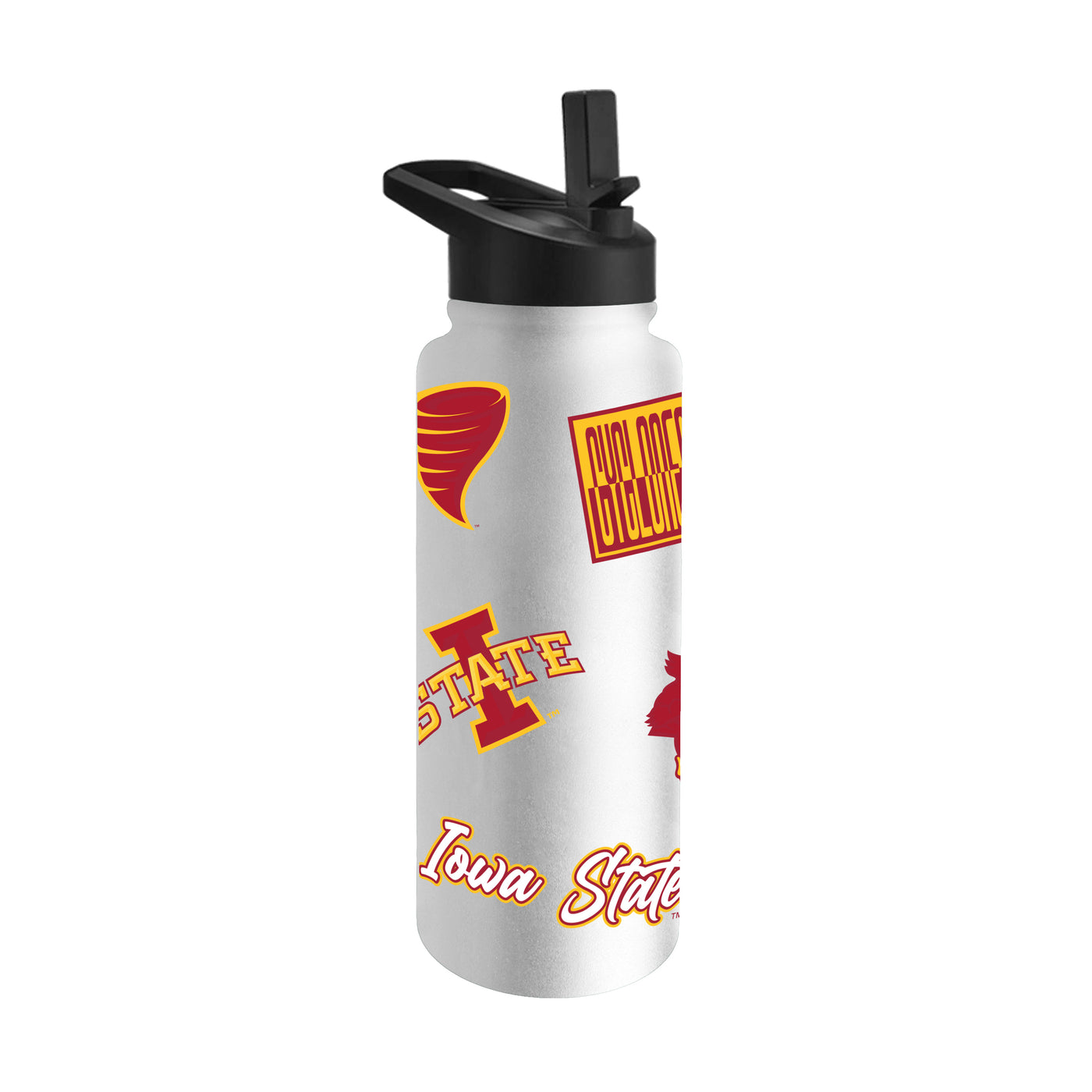 Iowa State 34oz White Dreamweave Quencher Bottle