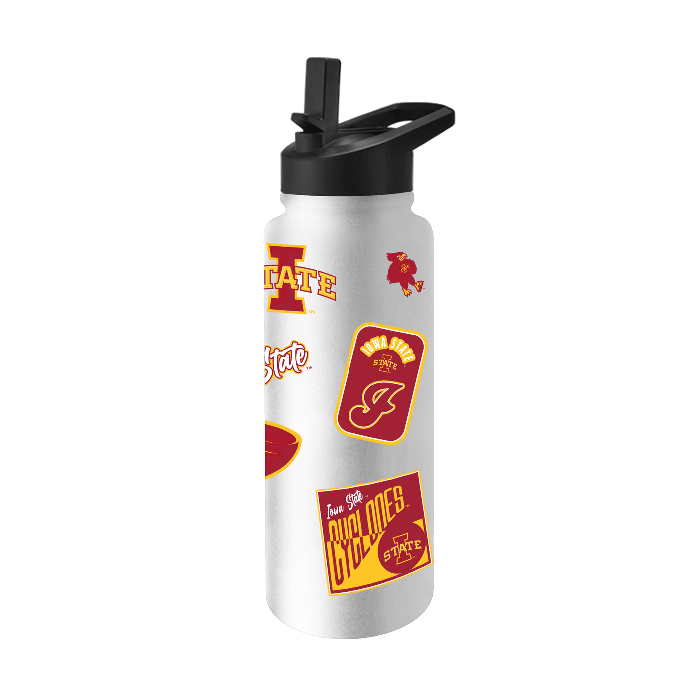 Iowa State 34oz White Dreamweave Quencher Bottle
