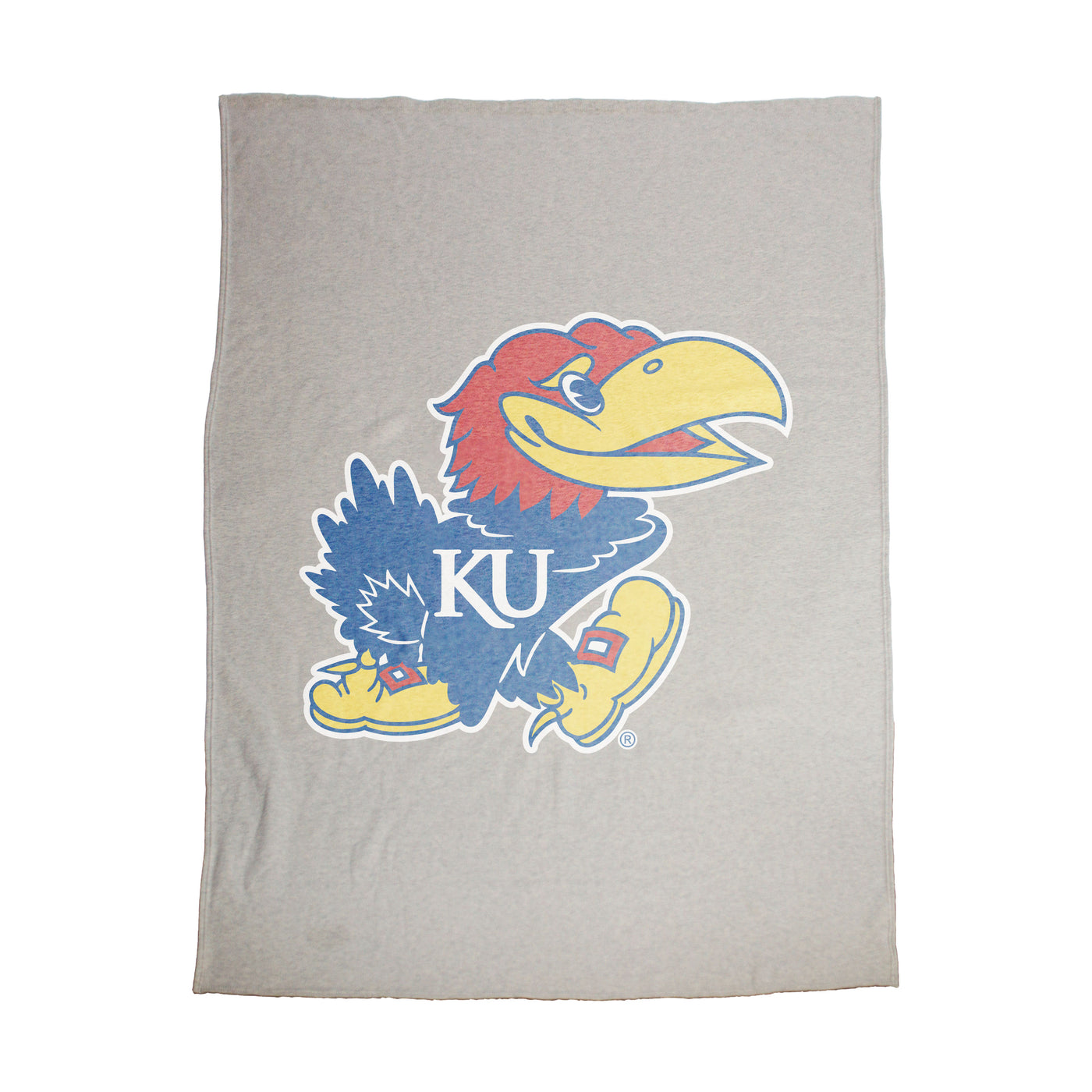 Kansas Oversized Logo Sublimated Sweatshirt Blanket