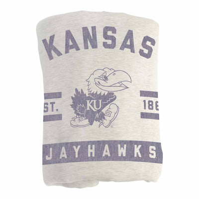 Kansas Sublimated Sweatshirt Blanket