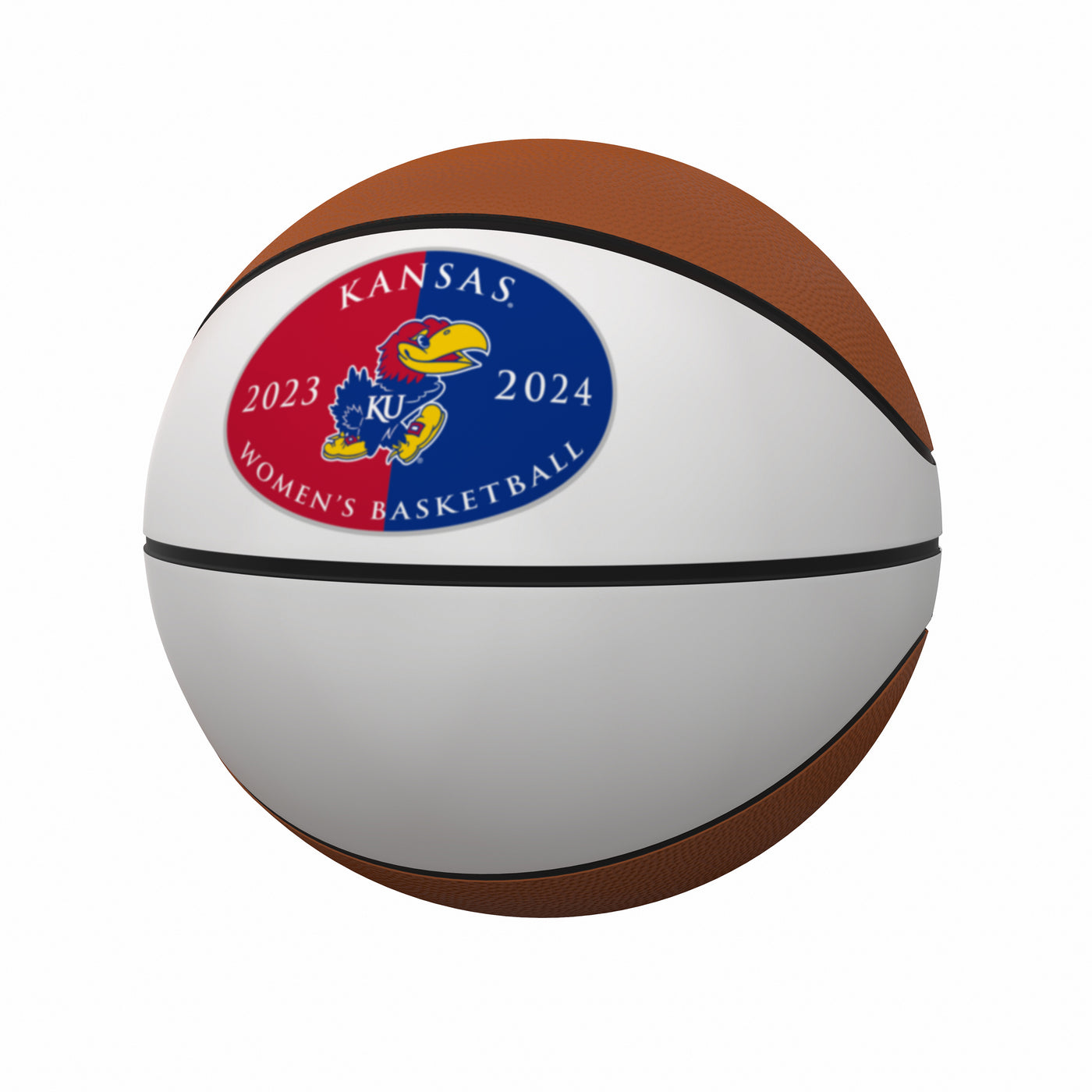 Kansas Womens Basketball 2023-2024 Season Full Size Autograph Basketball