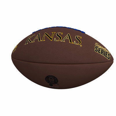 Kansas Official-Size Autograph Football