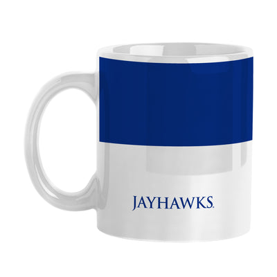 Kansas 11oz Colorblock Sublimated Mug