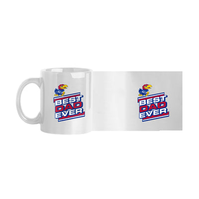 Kansas 11oz Best Dad Ever Sublimated Mug