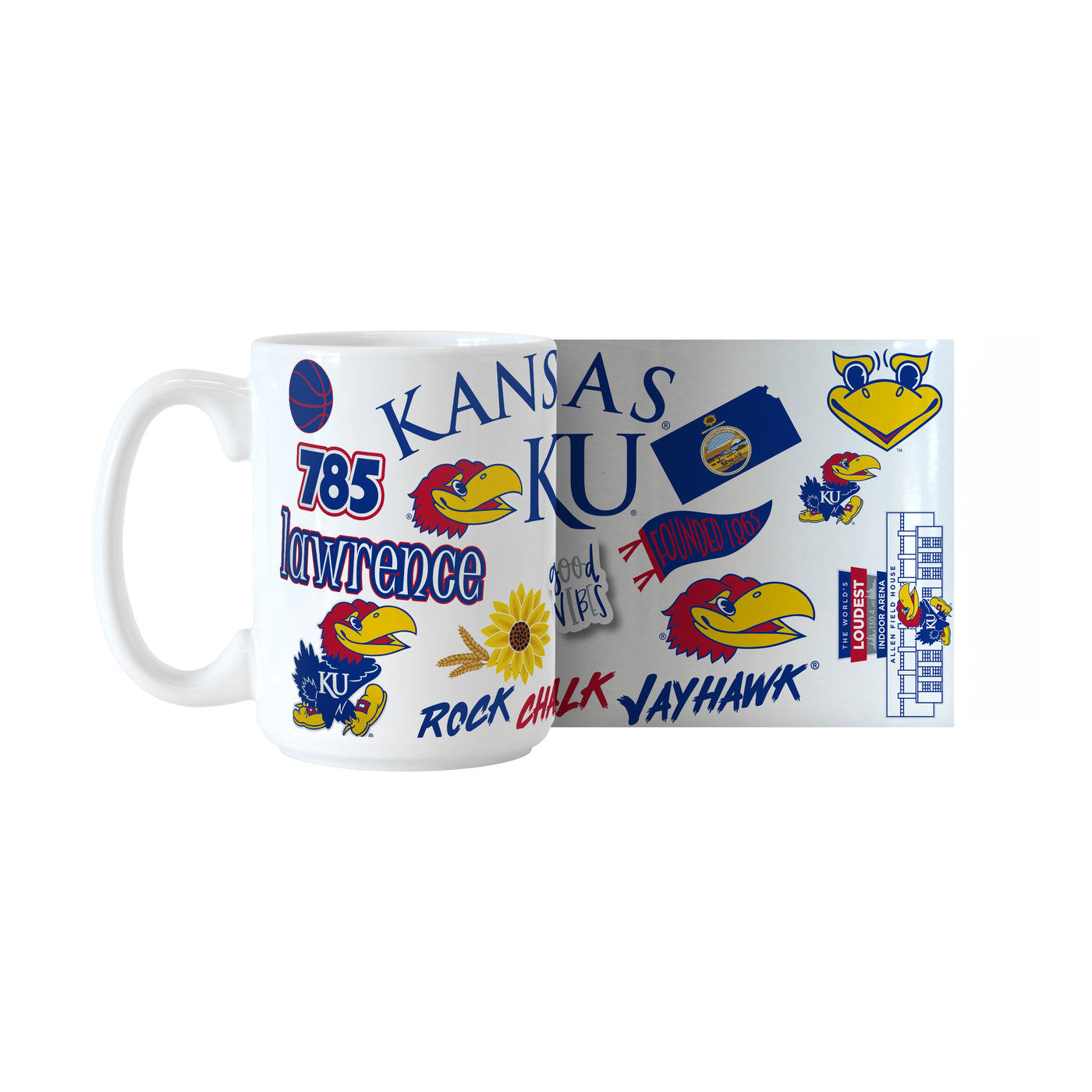 Kansas 15oz Native Sublimated Mug